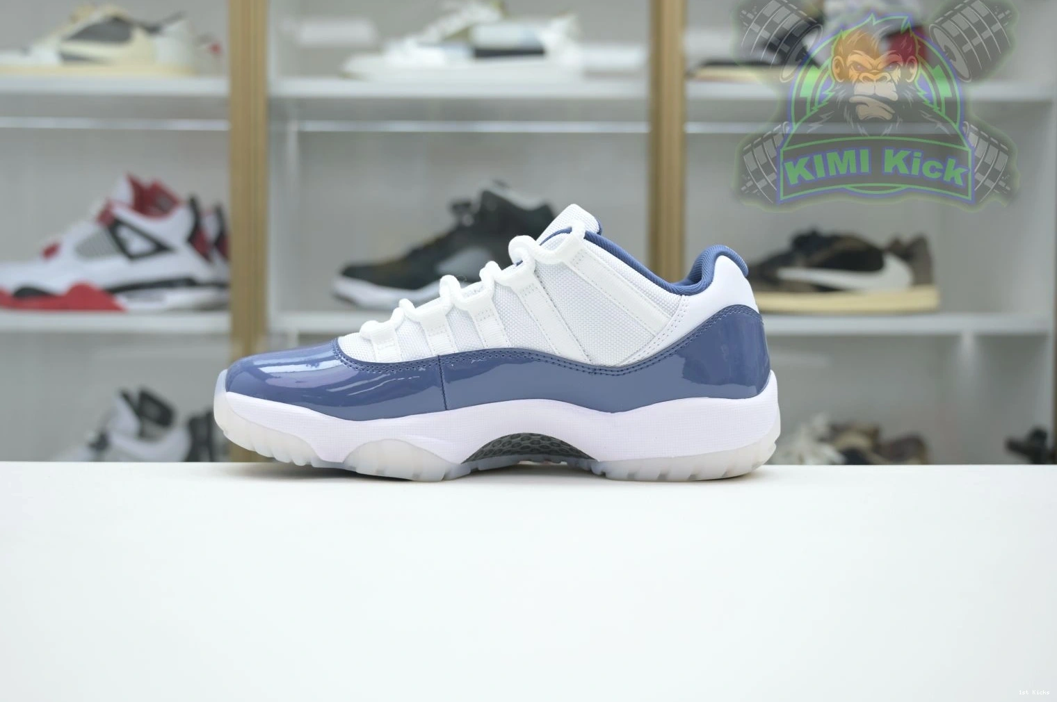 1st Kicks Low“Diffused Blue” 1869 Jordan Comfortable 11 Kimikick Jordan Air 1120